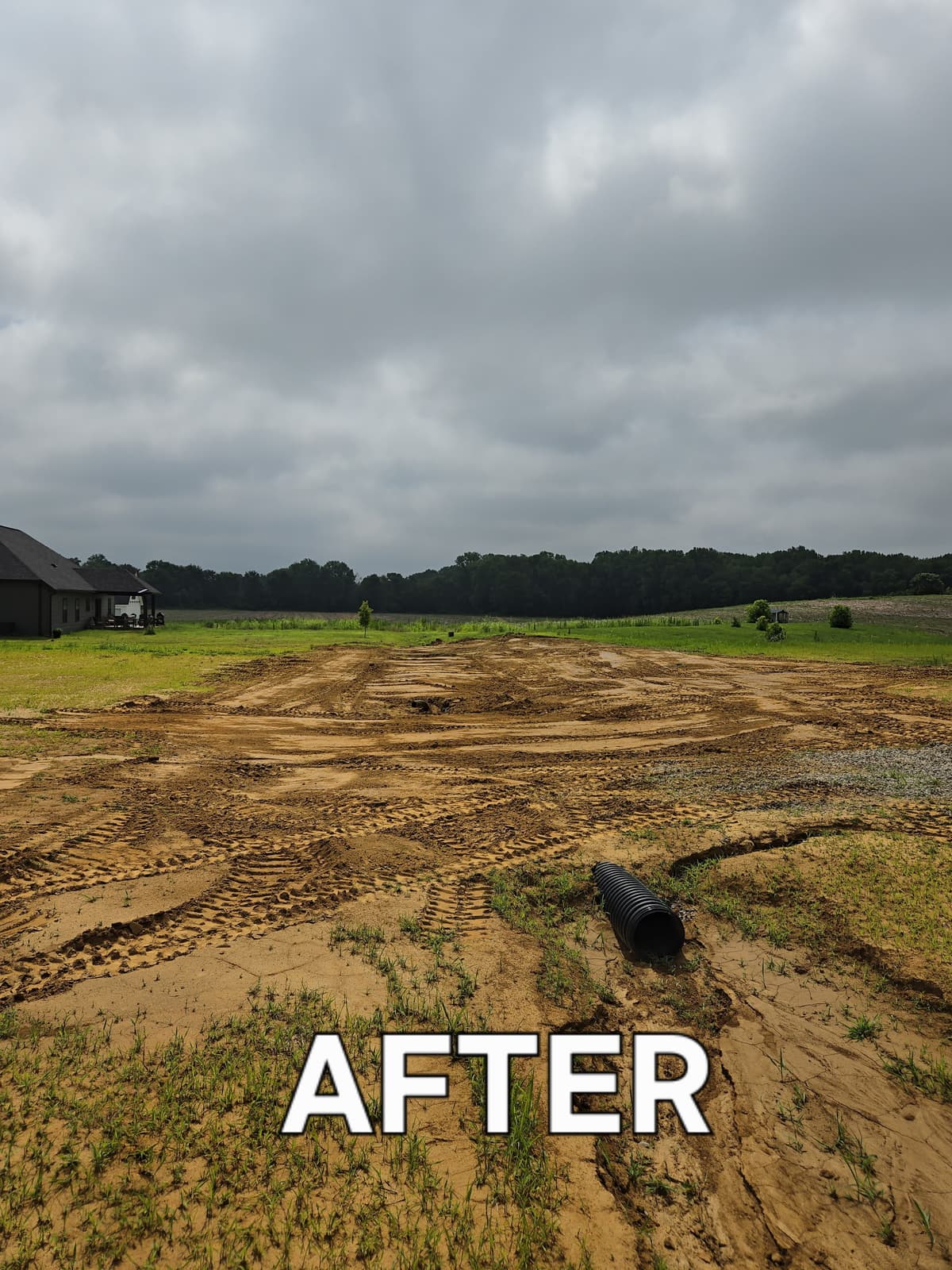 Field after land clearing and preparation 1